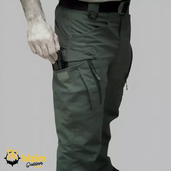 likralı su geçirmez taktical pantolon